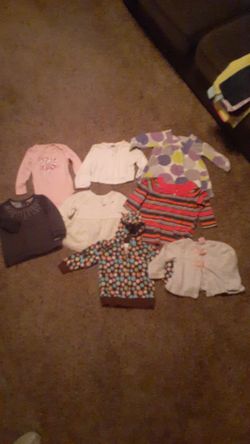 Assorted baby Girl Tops Size 18 months