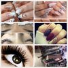 $40 eyelashes with nail inboxes me