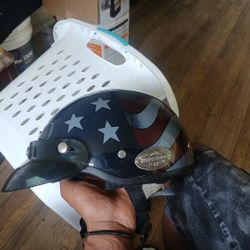 Vintage Harley Davidson Motorcycle Helmet 