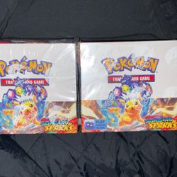 Two 36 Packs Of Scarlet & Violet Surging Sparks  (sealed)