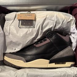 A Ma Maniere x Air Jordan 3 - Size 10M/11.5W DS w/ OG All 110% Authentic