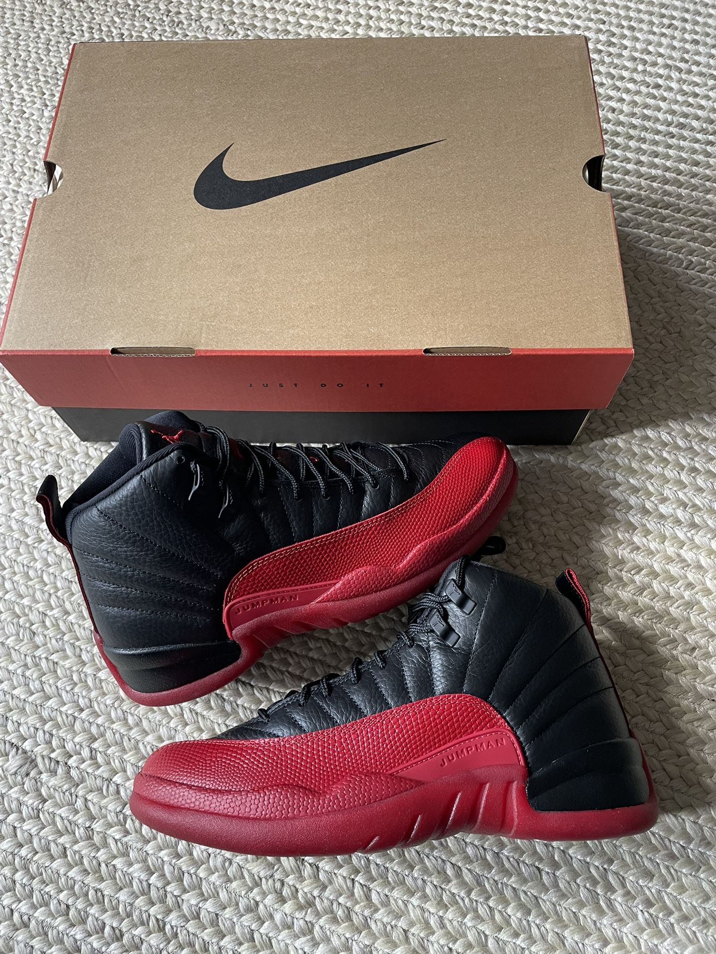 Jordan 12 Flu Game GS Size 5.5 And 7