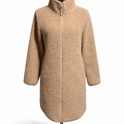 Camel Sherpa Coat Small