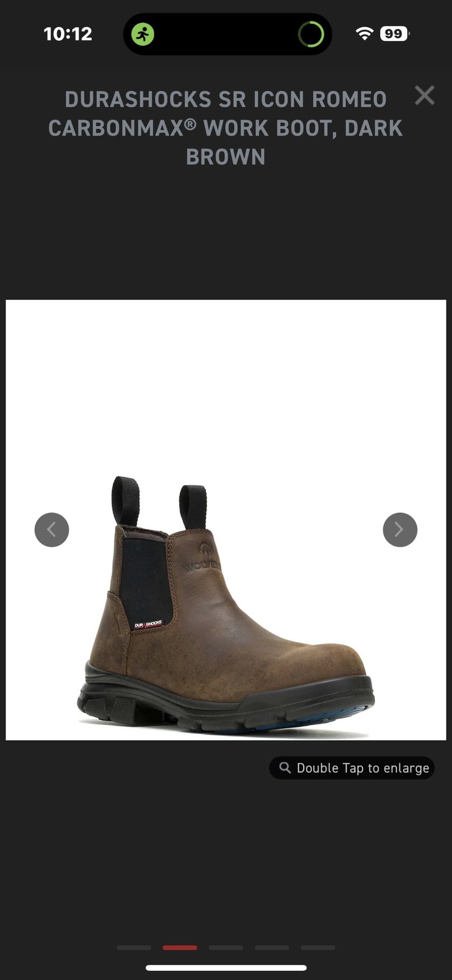 9 1/2 Wide Wolverine Work Boots  Shoes