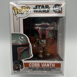 Funko Pop! Star Wars: Cobb Vanth #484 Action Figure W Protective Case!