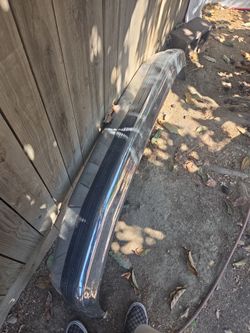 1995 f 150 front bumper minor dent fixable