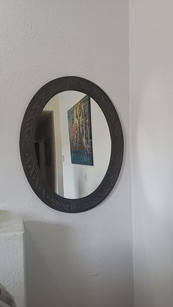 Wall mirror 3 1/2 ×2 quarters