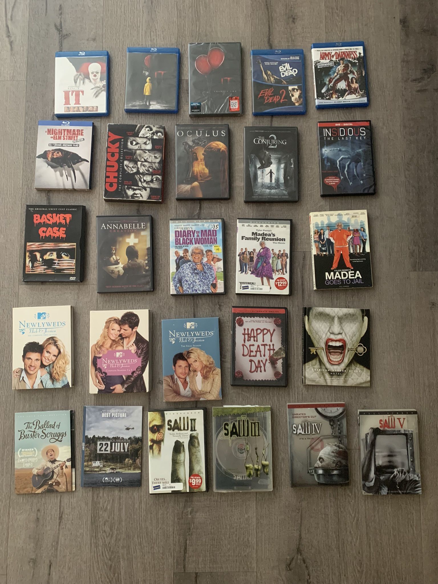 Used DVD’s & One Unopened DVD