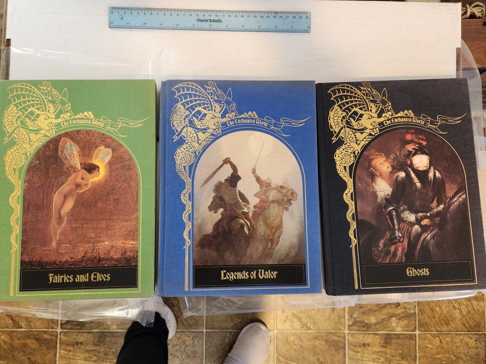 The Enchanted World Set Of 3 Fairies & Elves, Legends Of Valor & Ghosts 