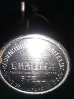 Graflex 3 Cell Red Button Flash Gun - (original grafflex inc with patent)