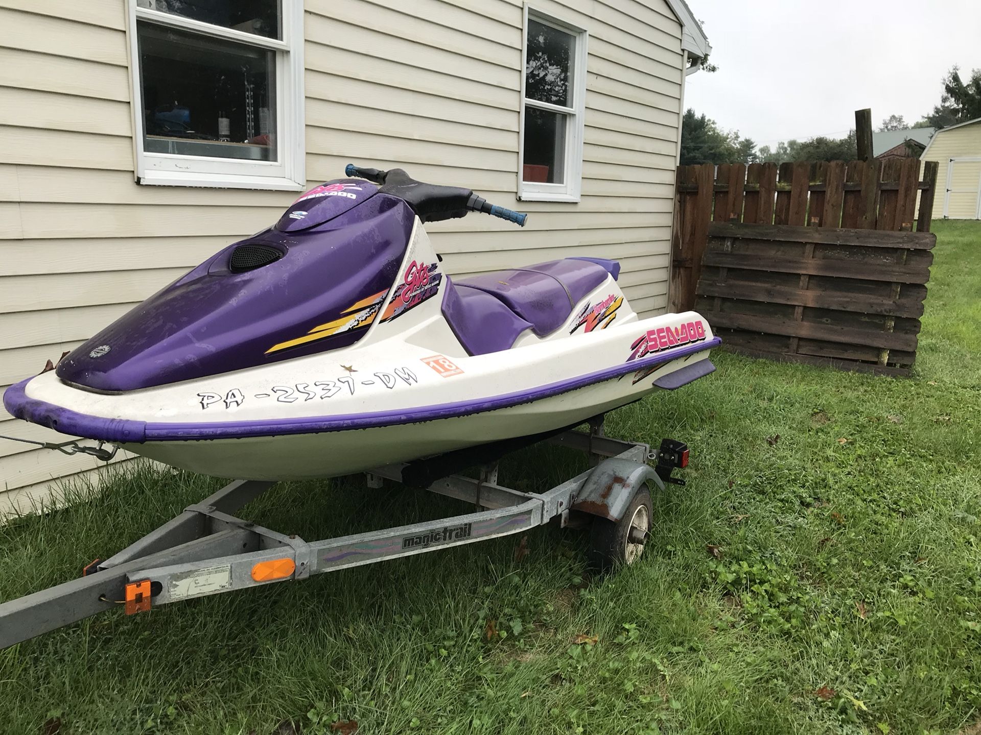 97 Seadoo GTS 3 seater
