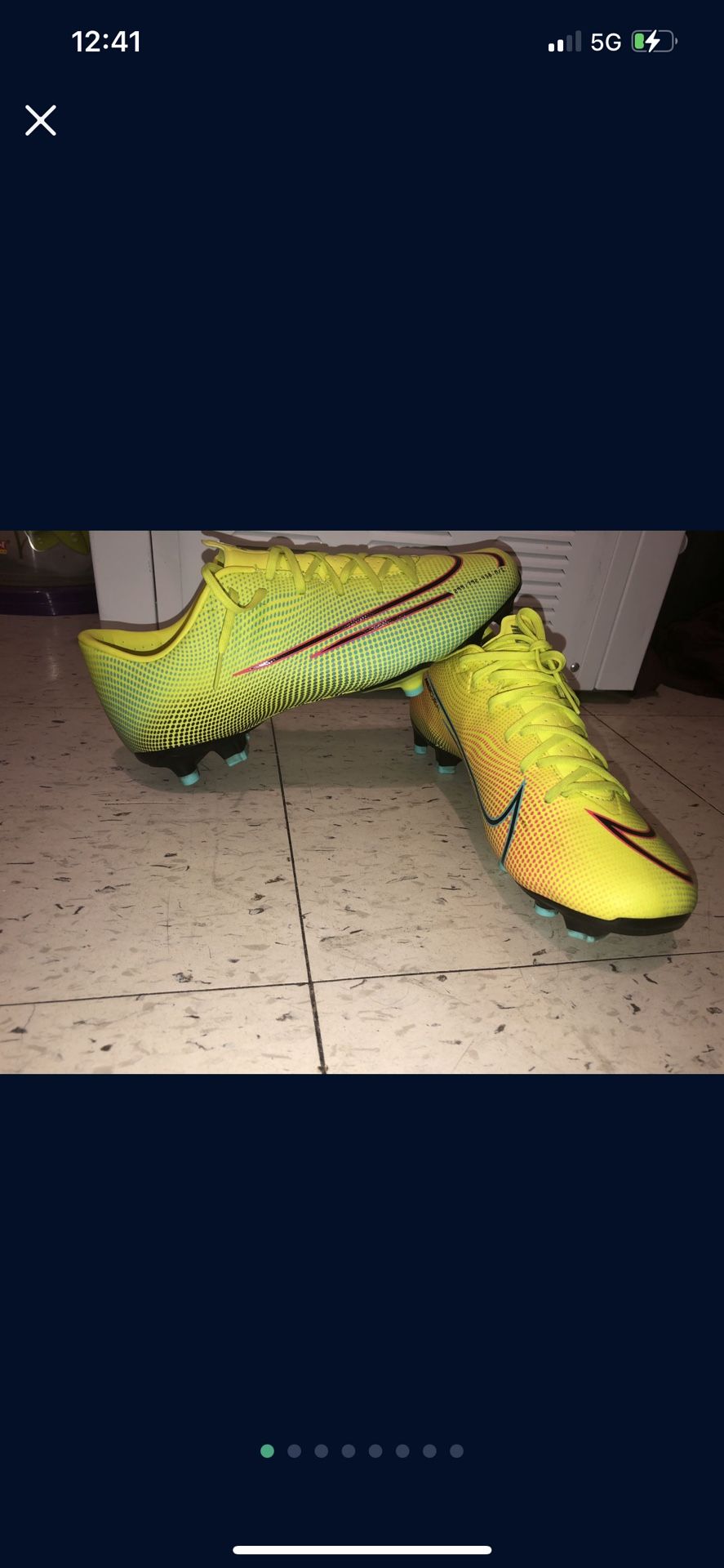 Nike Mercurial Vapor Academy FG Soccer Cleats, LEMON VENOM/BLACK-AURORA  GREEN, SIZE(8.5) for Sale in Brooklyn, NY - OfferUp