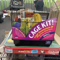 Prevue Hendryx 91101 Round Roof Bird Cage Kit, Black, 3/8"