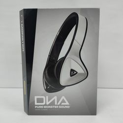 New Dnapure monster sound Adaptive Hybrid Active Noise Cancellation Black/Silver 