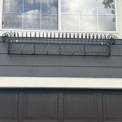 Flower Basket 5ft Rod Iron 