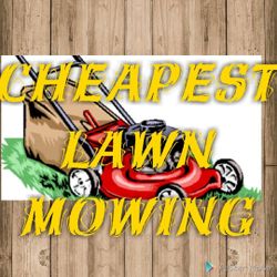 I Will Mow Your Lawn For 30.00$$
