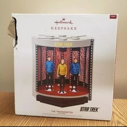 HALLMARK STAR TREK  TRANSPORTER TABLETOP XMAS DECORATION - KEEPSAKE 2019
