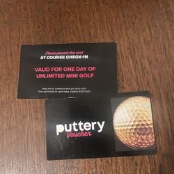 Two All Day Mini Golf Passes