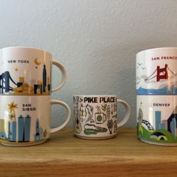 Starbucks mugs