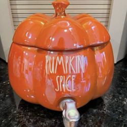 New Rae Dunn Pumpkin Spice Drink Dispenser 