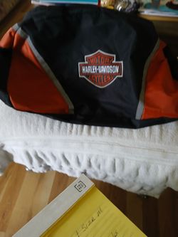 Harley Davidson motorcycles travel duffel bag