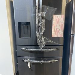 Samsung - 36inch 4Door Refrigerator in Black Stainless Steel