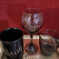 Custom Ratchet Glass Set