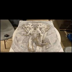 Elephant Painting 30x30 Canvas 