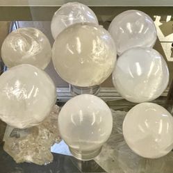 Selenite Spheres 