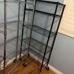 Adjustable Rolling Shelves 