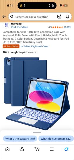 iPad Cover with Keyboard