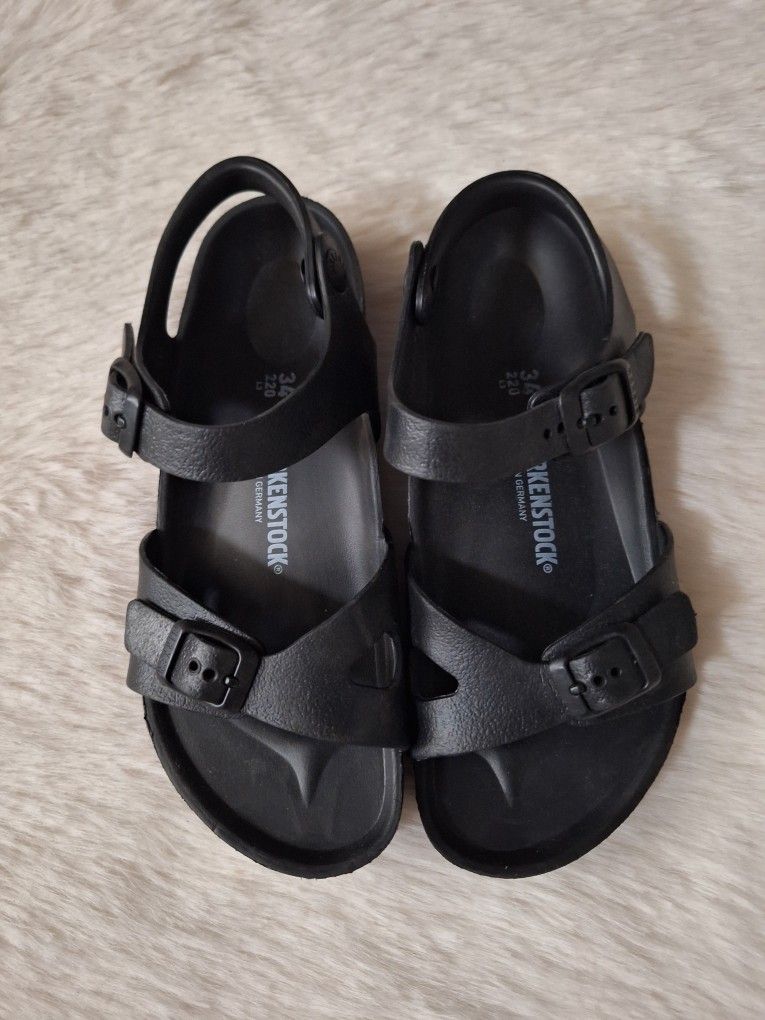 Kid's Black Birkenstock Rio Eva Sandals EU 34 US 2.3/3
