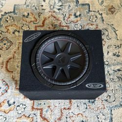 Kicker CompVR 12” - Sealed Enclosure
