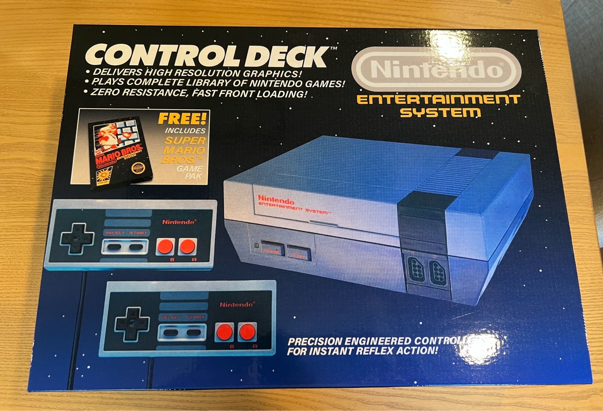 Reproduction - NES Nintendo Control Deck box with Styrofoam