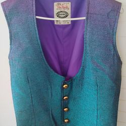 Vintage 70's Psychedelic Vest X Large 