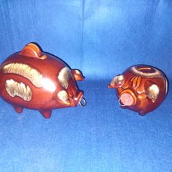 Vintage Corky Pig Banks..Pick Up In Selden NY