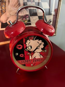 Betty Boop novelty alarm clock