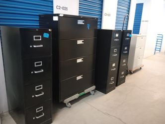 Variety of metal file cabinet letter or legal size with key