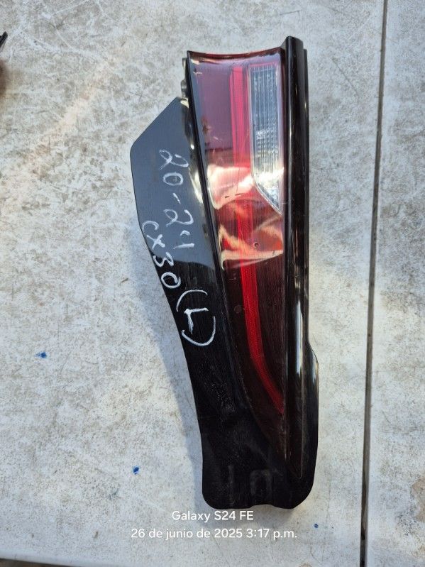 Mazda Cx30 Left Tail Light Trunk Oem
