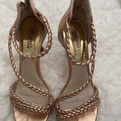 Michael Kors Gold Heel 