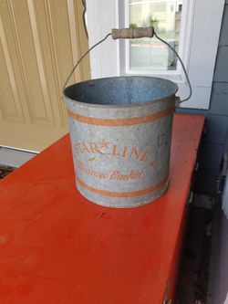 Antique Galvanized Minnow Bucket for Sale in Puyallup, WA - OfferUp