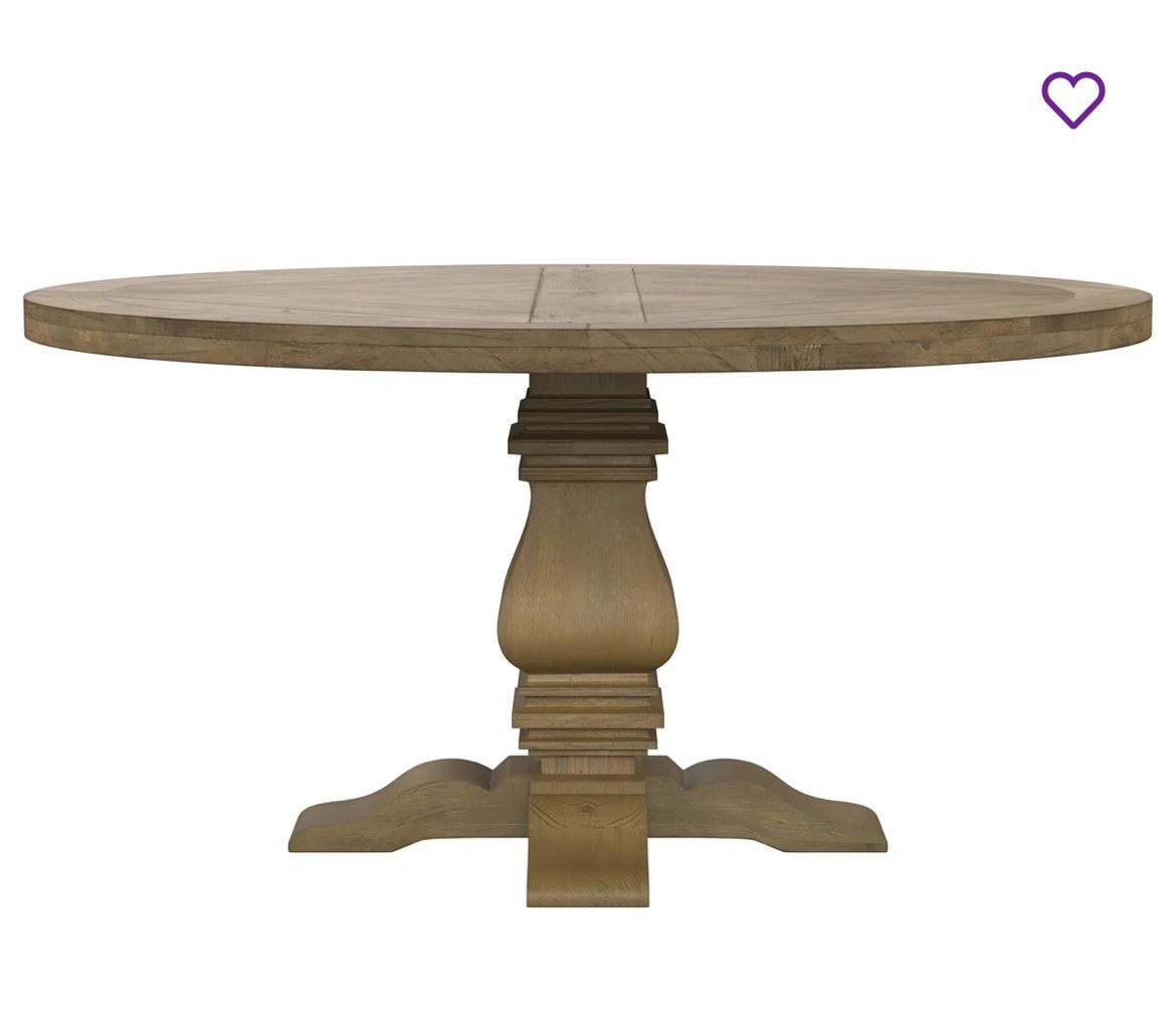 Rustic Wood Table 60 Inches