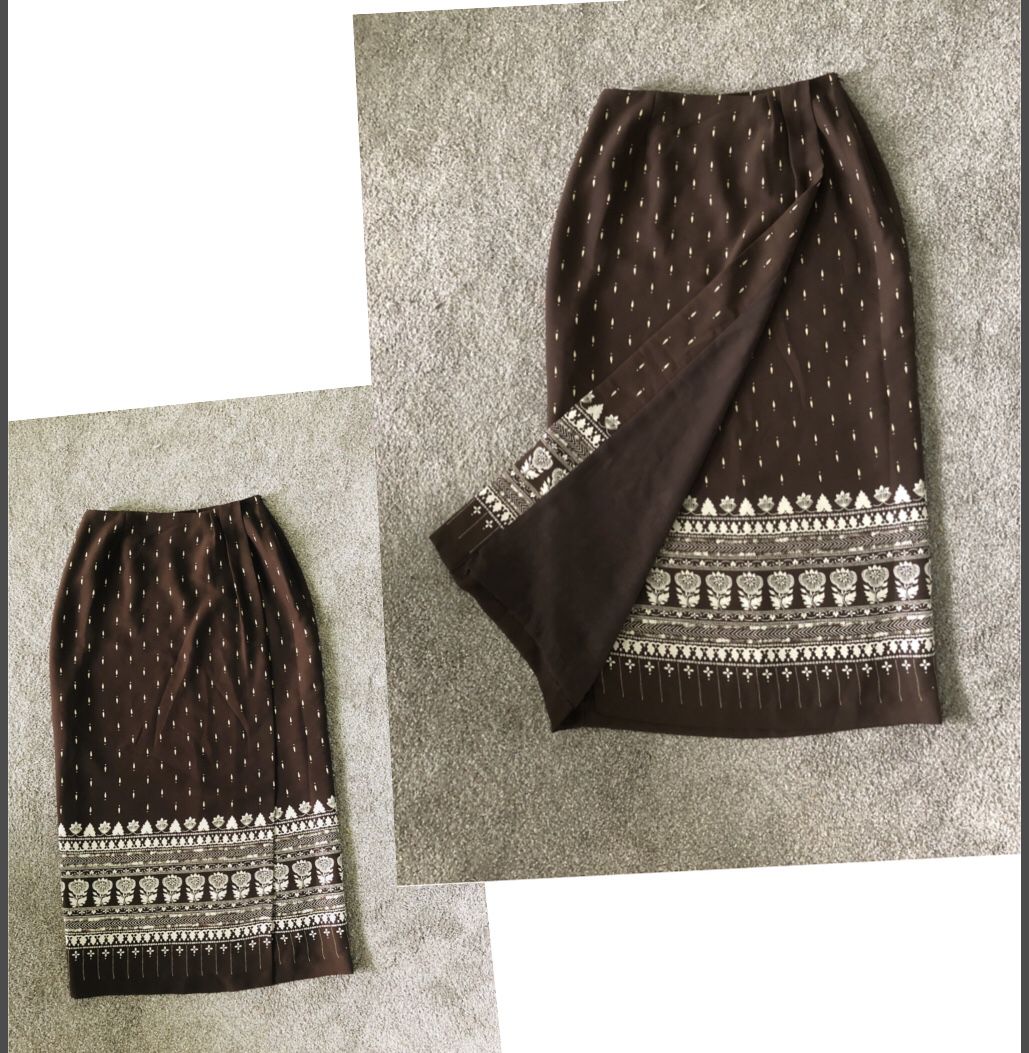 Chaus Maxi Pencil Wrap Skirt size 6🌟Lighweight 