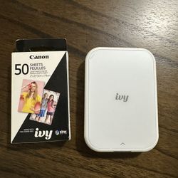 Canon IVY 2 Mini Printer With Zink Photo Paper
