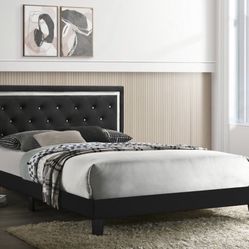New Queen Size Bed With Mattress And Free Delivery 