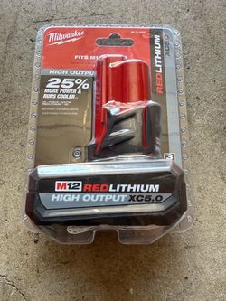 🔴Milwaukee M12 5.0 H/O🔴