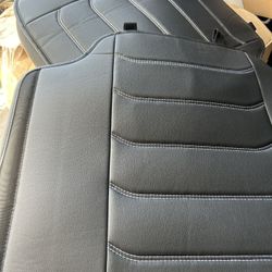 Seat Covers, Black, And White