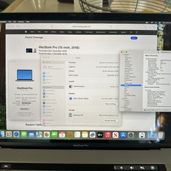 MacBook Pro 15” (2018) – i7 / 16GB RAM / 1TB SSD