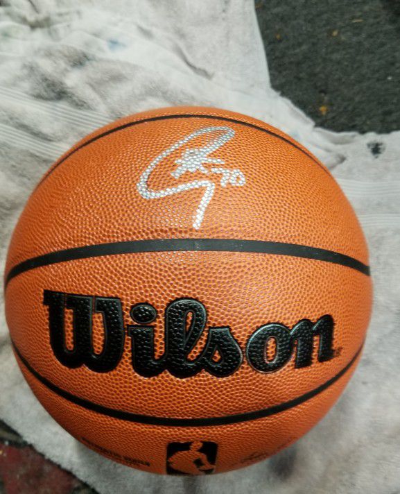 Stephen Curry Signed Basketball 