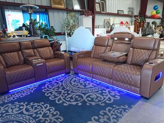 Theater Seating in Premium Faux Leather